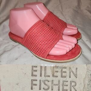 6 EILEEN FISHER slip on thong flipflops sandals